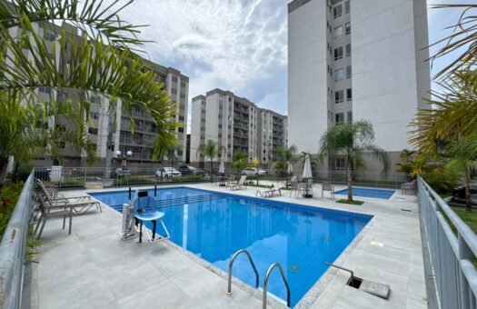 Apartamento para Alugar no Condomínio Luar Ponta Negra em Manaus – 2 Quartos, Semi Mobiliado e Condomínio Incluso