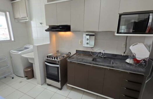 Apartamento para Alugar no Condomínio River Side Ponta Negra em Manaus – 2 Quartos, 1 Suíte e 100% Mobiliado