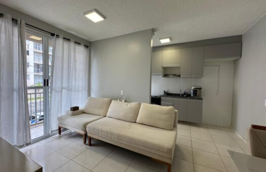 Apartamento para Alugar no Condomínio Luar Ponta Negra em Manaus – 2 Quartos, Semi Mobiliado e Condomínio Incluso